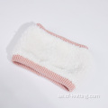 Pink Color Kinted Hat Scarf and Gloves Set